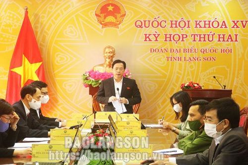 Ngày làm việc thứ sáu, Kỳ họp thứ hai, Quốc hội khóa XV: Đại biểu thảo luận trực tuyến và ở tổ về 3 dự án Luật (sửa đổi)Tin khácXét tặng danh hiệu 'Công dân Lạng Sơn ưu tú': Tôn vinh những tấm gương điển hìnhNỗ lực thực hiện Nghị quyết số 116