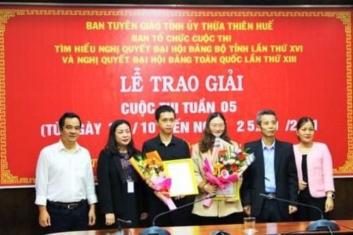 Chính trị - Xã hội Theo dòng thời sự Thí sinh ở TP. Hải Phòng đoạt giải tuần 5 cuộc thi trắc nghiệm tìm hiểu về Nghị quyết của Đảng
