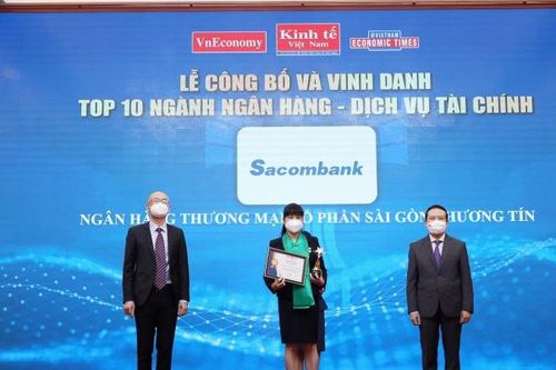 Sacombank liên tiếp nhận được các giải thưởng uy tín trong nước