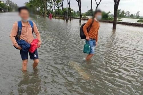 Hì hục lội nước đi thi viên chức không được: Lỗi tại ông trời?