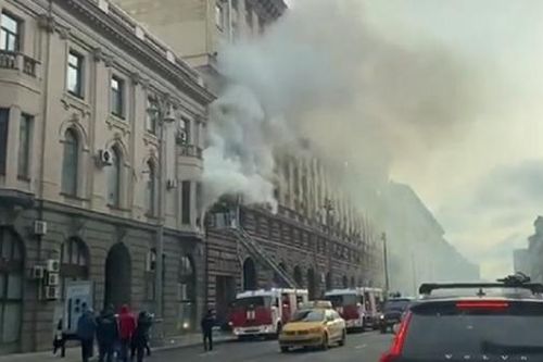 Cháy tại tòa nhà có cơ quan đại diện thương mại Việt Nam ở Moscow