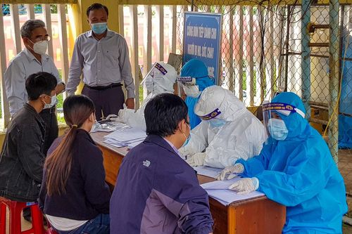 Một trường tại Quảng Nam có 159 em test nhanh dương tính với nCoV