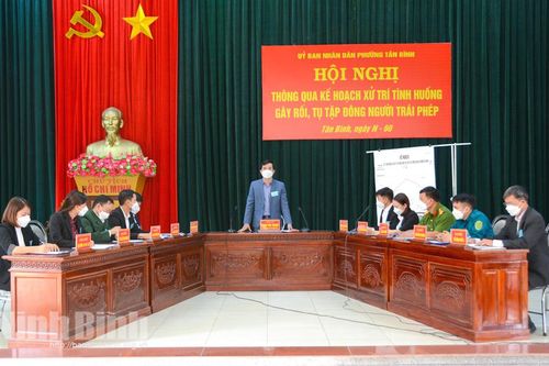 Thành phố Tam Điệp diễn tập chiến đấu phòng thủ năm 2021