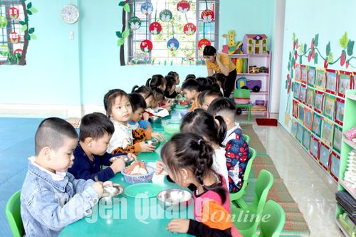 Nâng cao chất lượng bữa ăn cho trẻ mầm non