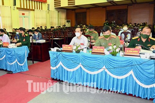 Khai mạc diễn tập KVPT huyện Chiêm Hóa năm 2021