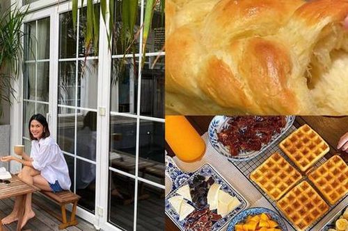 Tăng Thanh Hà ra tay làm loại bánh mì đang hot MXH, chị chồng lập tức khen tấm tắc