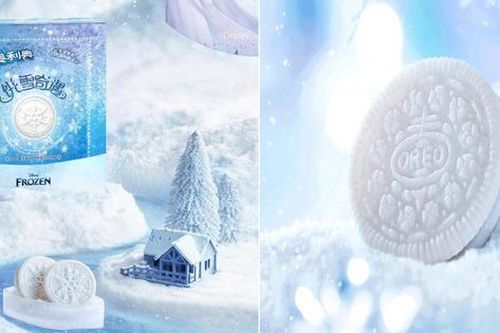 Xoay bánh, nếm kem, chấm sữa và đóng băng cả thế giới với Oreo phiên bản bông tuyết Frozen