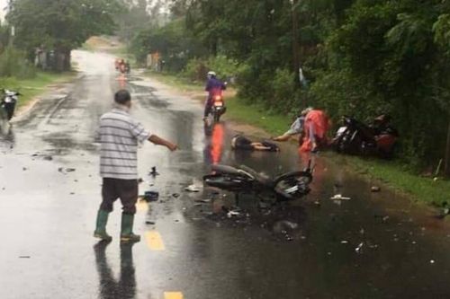 Tai nạn giao thông liên hoàn giữa 3 xe máy, 3 người tử vong