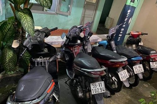 Bắt nhóm thanh niên trộm hàng loạt xe gắn máy ở TP. HCM