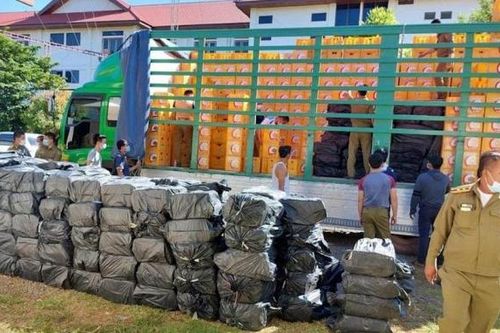 Cảnh sát Lào bắt giữ vụ buôn lậu ma túy lớn nhất lịch sử châu Á