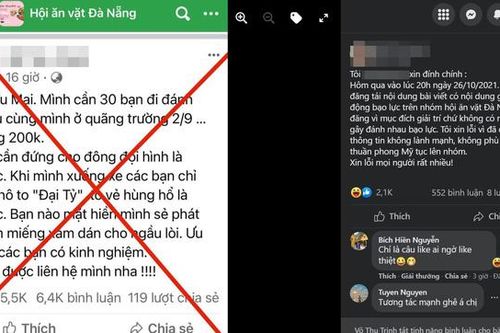 Lên Facebook đăng tin tuyển 30 người đi đánh nhau trả công 200.000 đồng
