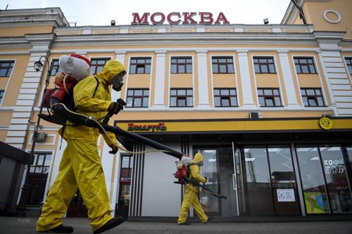 Nga: Thủ đô Moskva đóng cửa trường học, cửa hàng và quán ăn