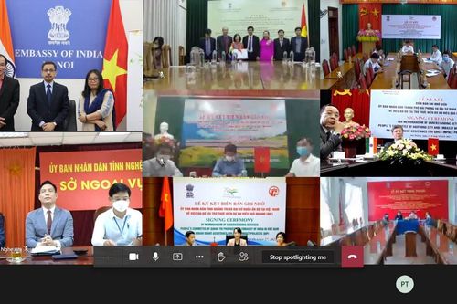 Đại sứ quán Ấn Độ ký bản ghi nhớ với 8 tỉnh tại Việt Nam về việc triển khai các Dự án tác động nhanh