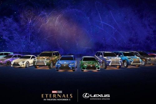 Chiêm ngưỡng dàn xế hộp Lexus của các siêu anh hùng Marvel