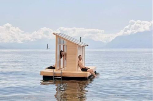Những điều thú vị về phòng xông hơi 'tí hon' nổi trên hồ Geneva