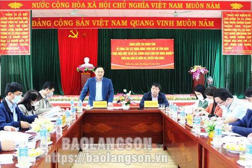 Huyện Văn Quan cần tập trung triển khai các mô hình phát triển sản xuất nông, lâm nghiệp phù hợp với điều kiện thực tiễnTin khácXét tặng danh hiệu 'Công dân Lạng Sơn ưu tú': Tôn vinh những tấm gương điển hìnhNỗ lực thực hiện Nghị quyết số 116
