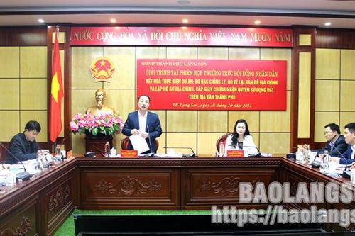 Thường trực HĐND thành phố họp giải trình về kết quả thực hiện dự án thuộc lĩnh vực đất đaiTin khácXét tặng danh hiệu 'Công dân Lạng Sơn ưu tú': Tôn vinh những tấm gương điển hìnhNỗ lực thực hiện Nghị quyết số 116