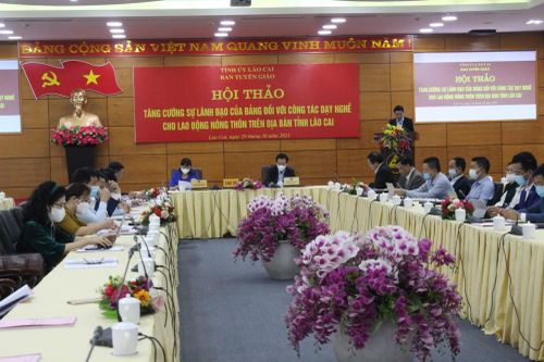 Tăng cường sự lãnh đạo của Đảng với công tác dạy nghề cho lao động nông thôn trên địa bàn tỉnh Lào Cai