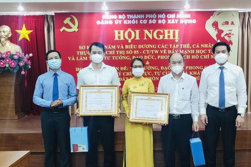 Đảng ủy Khối Bộ Xây dựng sơ kết 5 năm thực hiện Chỉ thị 05-CT/TW của Bộ Chính trị