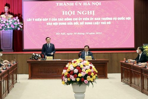 Dự án Luật Thủ đô (sửa đổi) được Quốc hội dự kiến thông qua vào cuối năm 2023