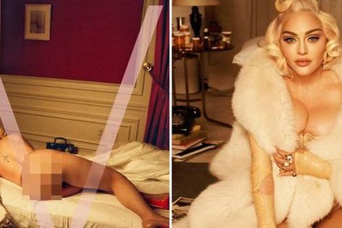 Madonna bị chỉ trích vì tái hiện cái chết của Marilyn Monroe trên tạp chí