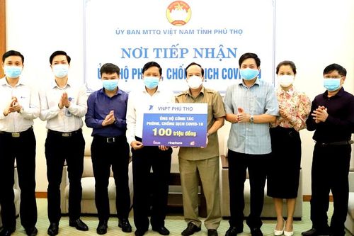 VNPT Phú Thọ: Ủng hộ 100 triệu đồng phòng, chống dịch COVID-19