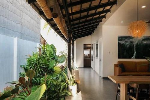 Ấn tượng với nhà cấp 4 làm hiên mở thay tường