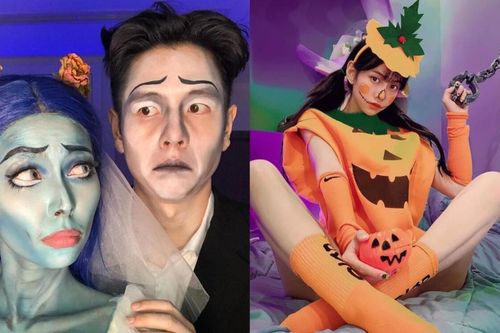 Sao Việt lên đồ Halloween 2021: Lê Bống làm bí ngô nóng bỏng, Thùy Dương biến hình cô dâu ma sau lùm xùm