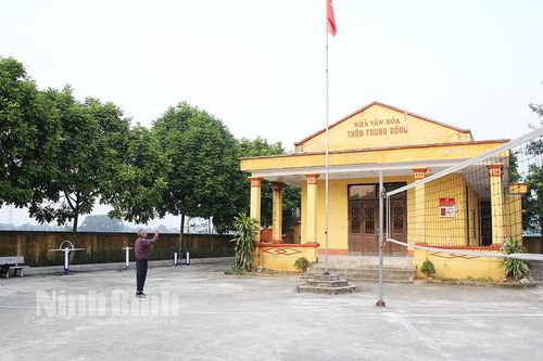 Nho Quan chú trọng thực hiện tiêu chí cơ sở vật chất văn hóa trong xây dựng NTM