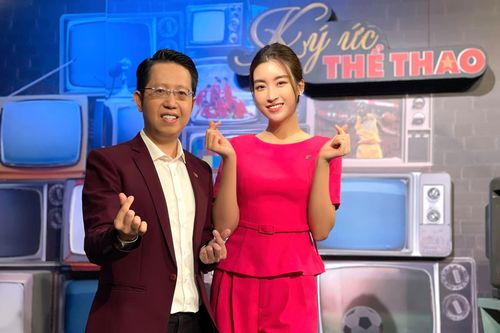 Hoa hậu Đỗ Mỹ Linh làm MC ban thể thao của VTV