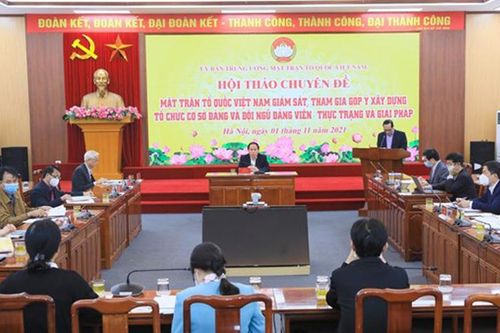 Đổi mới công tác giám sát, tham gia xây dựng tổ chức cơ sở Đảng