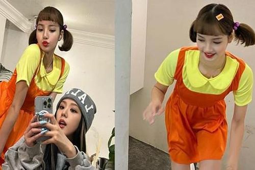 BlackPink chơi Halloween: Lisa hóa búp bê trong 'Squid Game', Jisoo gây bất ngờ