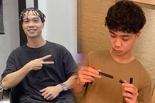 Khoe ảnh đi làm tóc, Công Phượng ngỡ ngàng vì được khen 'xinh gái'