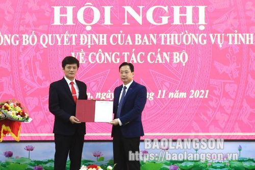 Điều động, bổ nhiệm Phó Trưởng Ban Tuyên giáo Tỉnh uỷTin khácXét tặng danh hiệu 'Công dân Lạng Sơn ưu tú': Tôn vinh những tấm gương điển hìnhNỗ lực thực hiện Nghị quyết số 116