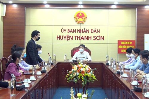 Triển khai công tác phòng, chống dịch tại huyện Thanh Sơn