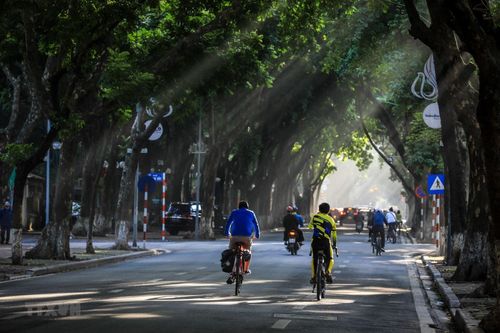 Nắng dịu buổi sớm Thu làm xao xuyến lòng người