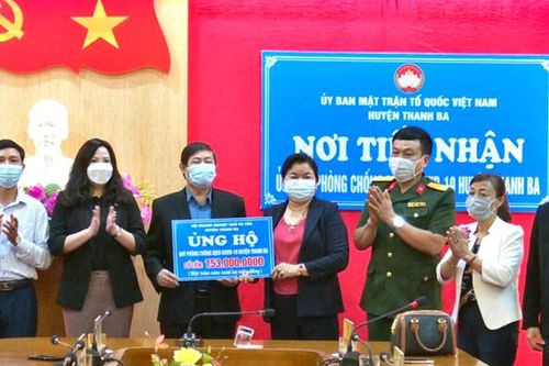 Tiếp nhận, ủng hộ công tác phòng, chống dịch COVID -19, đợt 2