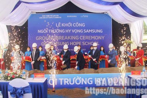 Khởi công dự án 'Ngôi trường Hy vọng Samsung'Tin khácPhát huy truyền thống đoàn kết, quyết tâm xây dựng tỉnh Lạng Sơn phát triển nhanh, bền vữngLập thành tích chào mừng kỷ niệm 190 năm thành lập tỉnh: Điểm nhấn từ phong trào thi đua đặc biệt