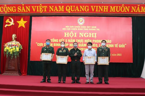 5 năm thực hiện phong trào 'Cựu chiến binh giúp nhau giảm nghèo, làm kinh tế giỏi' giai đoạn 2016 - 2021: Số hộ nghèo CCB giảm còn 1,96%
