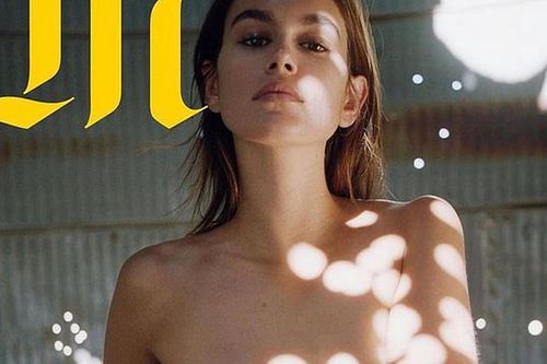 Con gái 20 tuổi của 'huyền thoại' Cindy Crawford để ngực trần lên bìa tạp chí