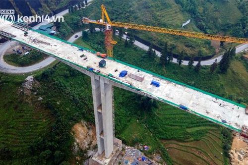 Cận cảnh cây cầu cạn cao nhất Việt Nam đang bước vào giai đoạn hoàn thiện
