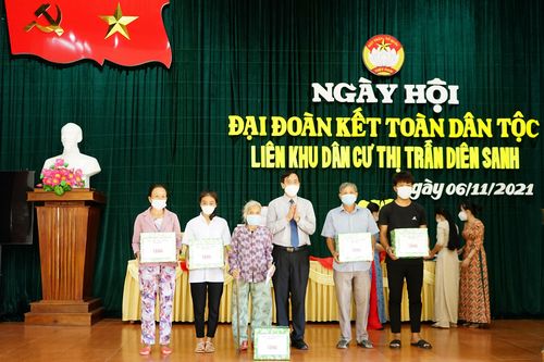 Ngày hội đại đoàn kết toàn dân tộc liên khu dân cư thị trấn Diên Sanh, huyện Hải Lăng