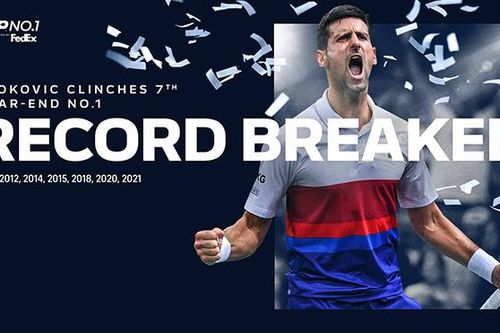 Vào chung kết Paris Masters 2021, Djokovic lập kỷ lục 7 năm số một thế giới