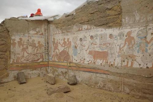 Phát hiện ngôi mộ cổ từ thời pharaoh Ramses II tại Saqqara