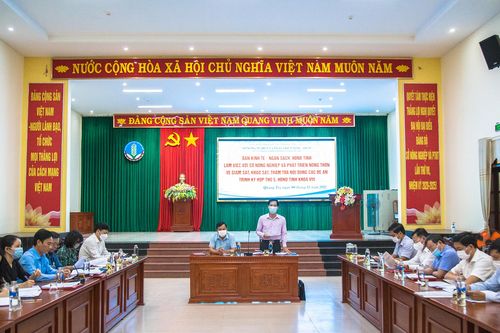 Ban Kinh tế - Ngân sách HĐND tỉnh làm việc với Sở Nông nghiệp & Phát triển nông thôn