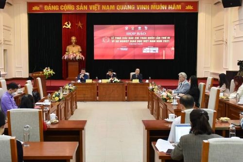 62 tác phẩm đoạt Giải Báo chí toàn quốc 'Vì sự nghiệp Giáo dục Việt Nam' năm 2021
