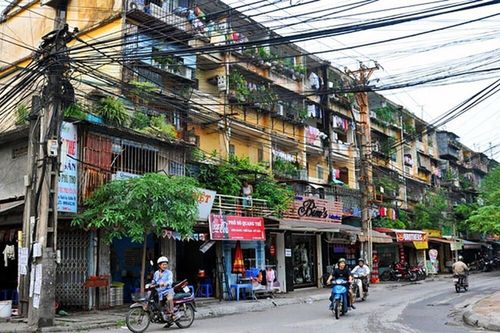 Choáng với nhà tập thể cũ tại Hà Nội giá 100 triệu đồng/m2