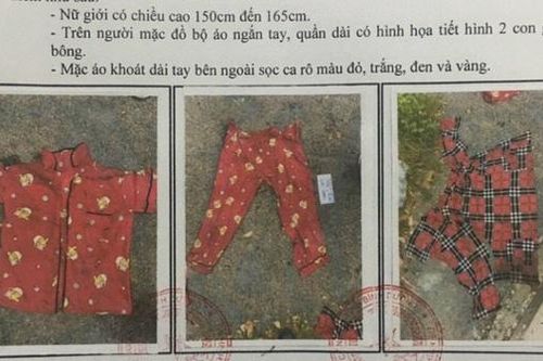 Thông tin mới nhất vụ thi thể mặc đồ ngủ bị phủ cỏ khô và vỏ bao bì