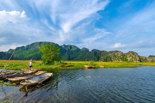 Chiều đông về trên đầm Vân Long