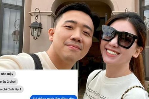 Hari Won đăng tin nhắn 'tình bể bình' với ông xã, dân tình té ngửa với cách xưng hô của cặp đôi